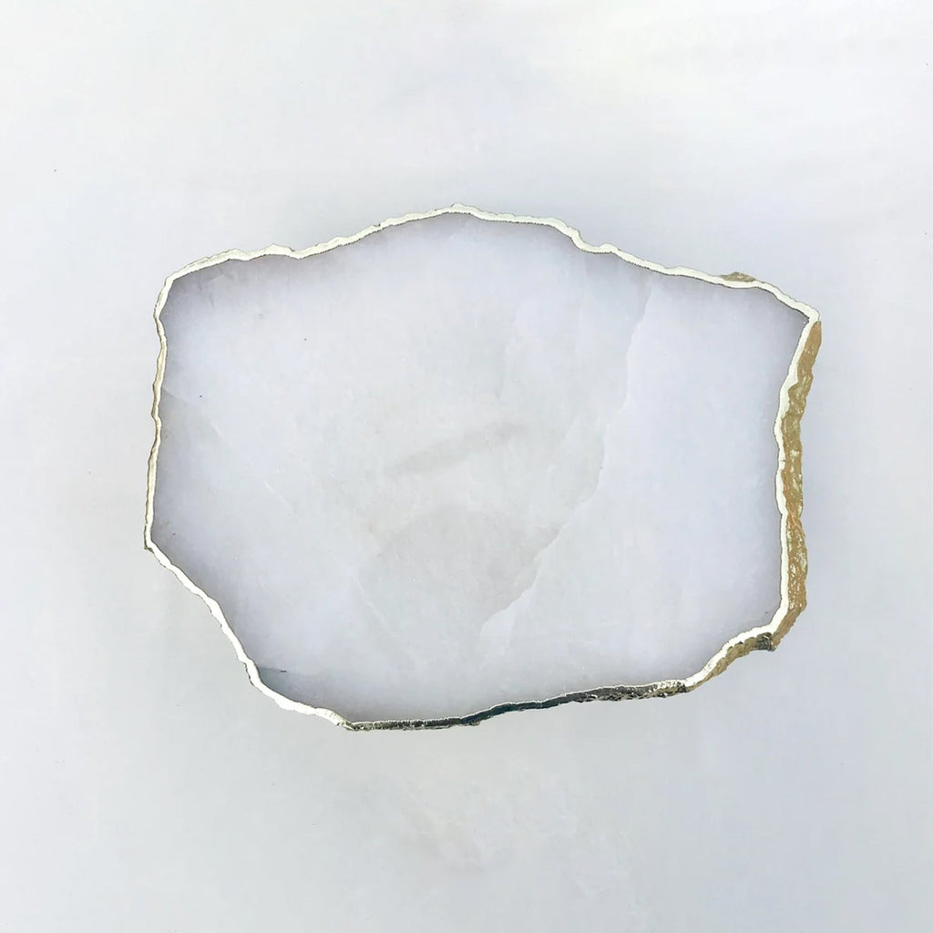 White Agate Cake Stand/Centrepiece/Display Stand/Tray